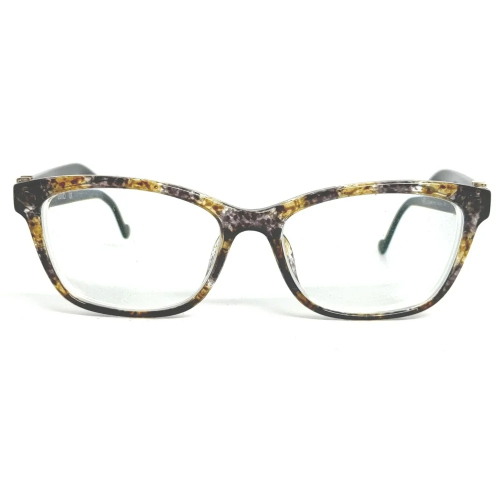 LIU JO LJ2658R Eyeglasses 53 16 135 Tortoise Shell‎ Pattern with Gold Accents